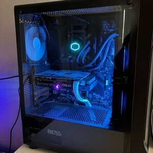 Corsair Black Gaming PC with RGB Lighting